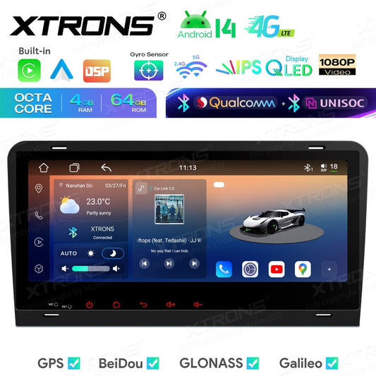 Audi A3/S3/RS3 8,8"  Android 14 | 8-Core, 4 GB di RAM, 64 GB di SSD | CarPlay wireless e Android Auto | Doppio Bluetooth e inclinometro | IM84A3AH