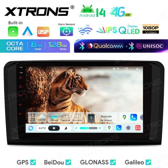 Autoradio Android da 9 pollici per Mercedes-Benz Classe ML/Classe GL | Apple CarPlay e Android Auto | IMHP94M164