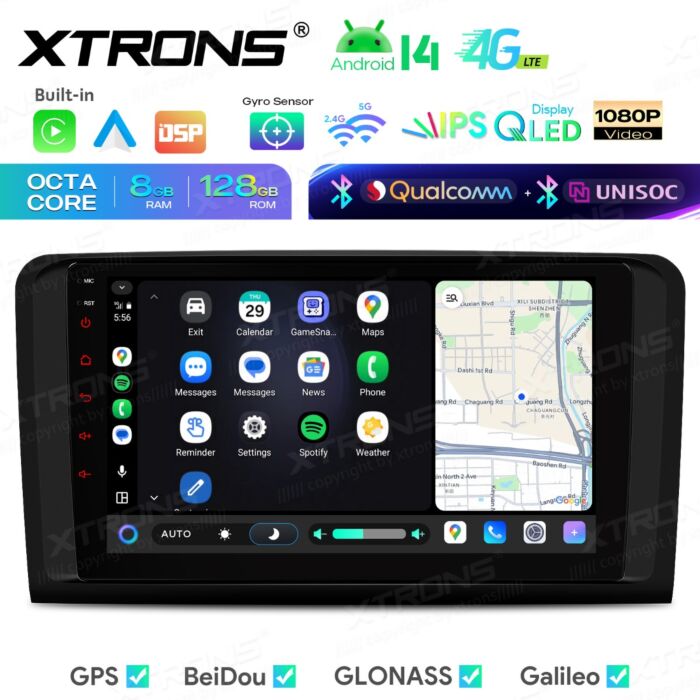 Autoradio Android da 9 pollici per Mercedes-Benz Classe ML/Classe GL | Apple CarPlay e Android Auto | IMHP94M164