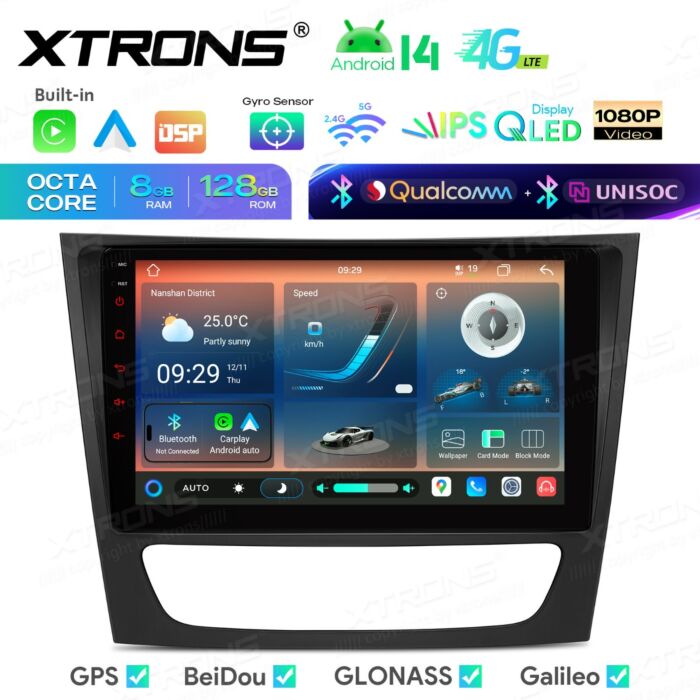 Autoradio Android da 9 pollici per Mercedes-Benz Classe E / Classe CLS | Apple CarPlay e Android Auto | IMHP94M211