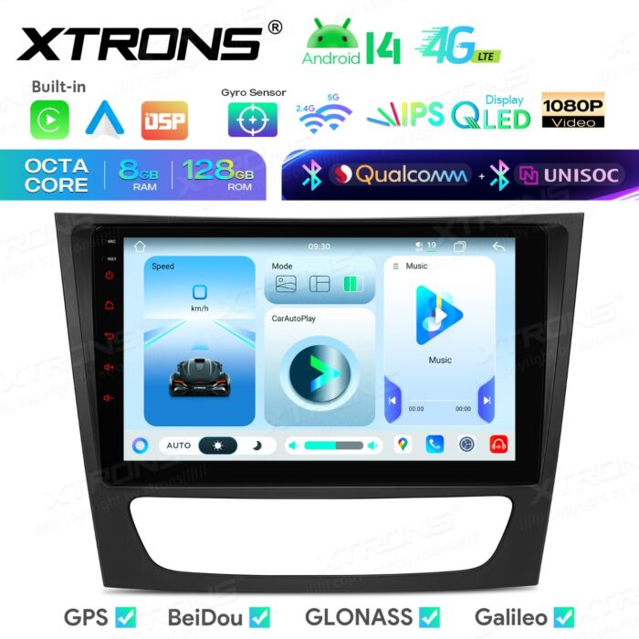 Autoradio Android da 9 pollici per Mercedes-Benz Classe E / Classe CLS | Apple CarPlay e Android Auto | IMHP94M211
