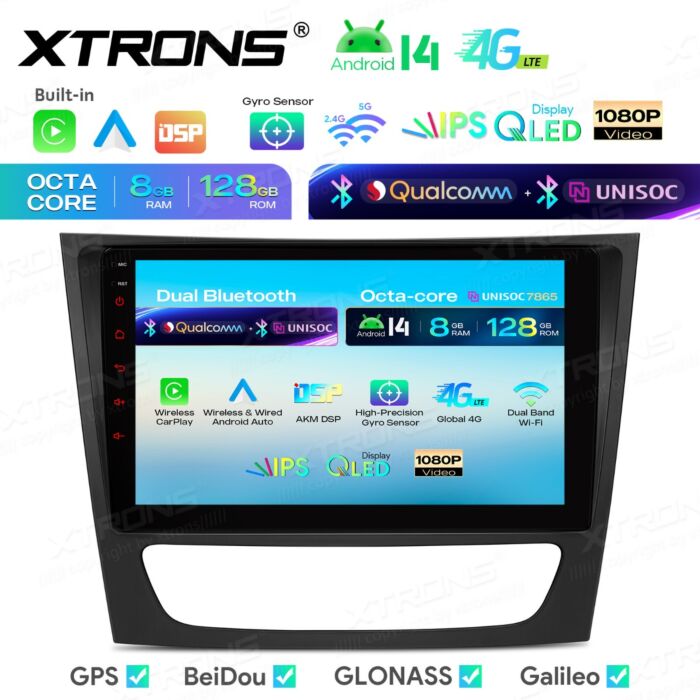 Autoradio Android da 9 pollici per Mercedes-Benz Classe E / Classe CLS | Apple CarPlay e Android Auto | IMHP94M211