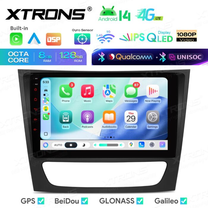 Autoradio Android da 9 pollici per Mercedes-Benz Classe E / Classe CLS | Apple CarPlay e Android Auto | IMHP94M211