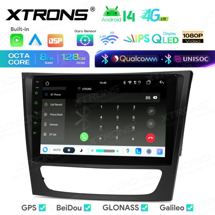 Autoradio Android da 9 pollici per Mercedes-Benz Classe E / Classe CLS | Apple CarPlay e Android Auto | IMHP94M211