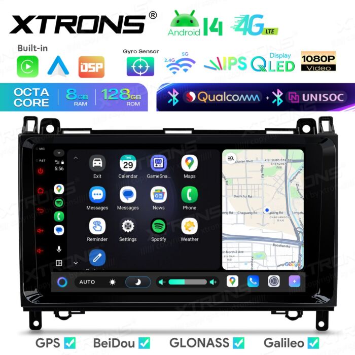Autoradio Android da 9 pollici per Mercedes-Benz/Volkswagen Crafter | Apple CarPlay e Android Auto | IMHP94M245