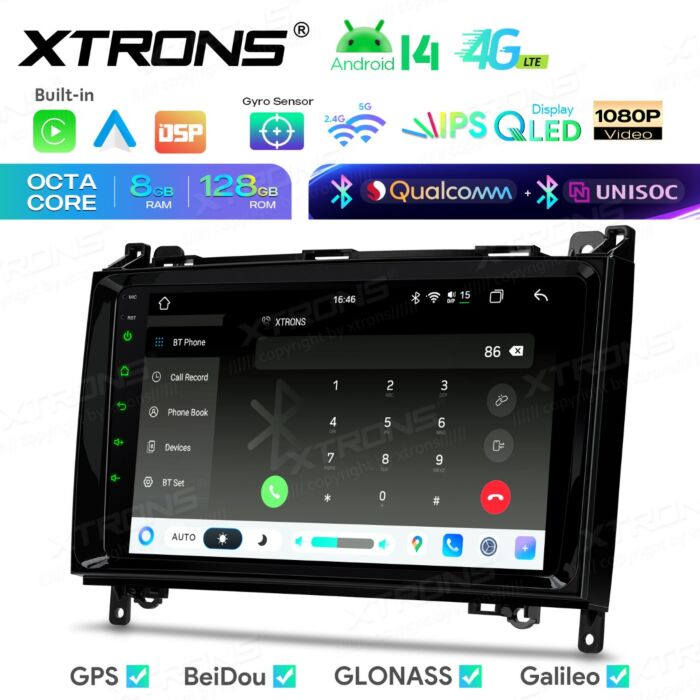 Autoradio Android da 9 pollici per Mercedes-Benz/Volkswagen Crafter | Apple CarPlay e Android Auto | IMHP94M245