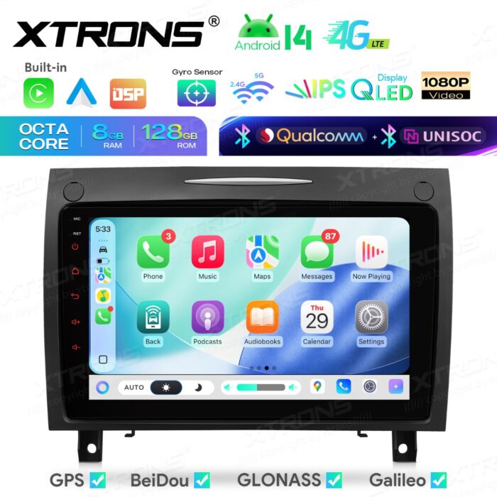 Autoradio Android da 9 pollici per Mercedes-Benz Classe SLK | Apple CarPlay e Android Auto | IMHP94M350