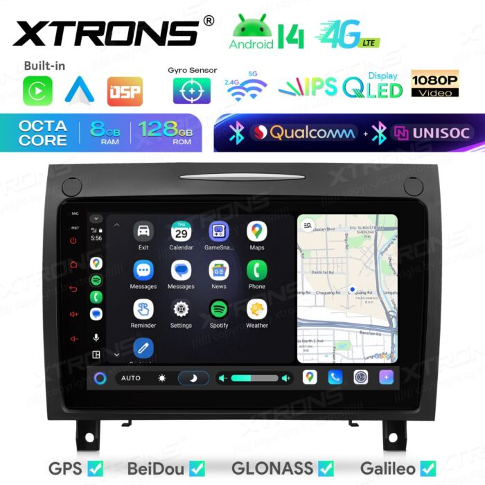 Autoradio Android da 9 pollici per Mercedes-Benz Classe SLK | Apple CarPlay e Android Auto | IMHP94M350