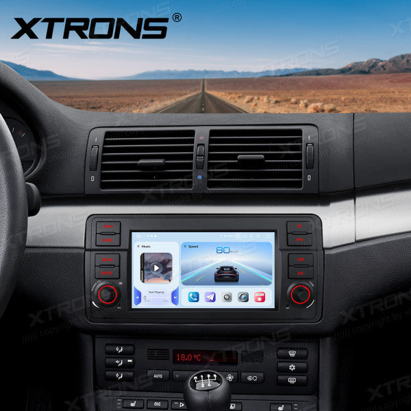 BMW E46 M3/ Rover 75/ MG ZT 7" Android 14 8/256 gb octacore Car Radio DVD Player 4G DSP CarPlay Android Auto wireless  IQ7446BL