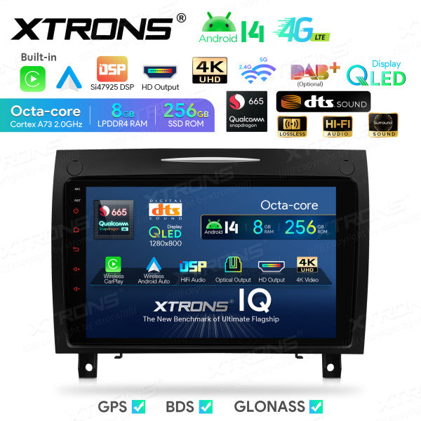 Mercedes SLK-Class R171 9" QLED Android 14  8+256GB  DSP Wireless CarPlay Android auto  4G WIFI IQP94M350P
