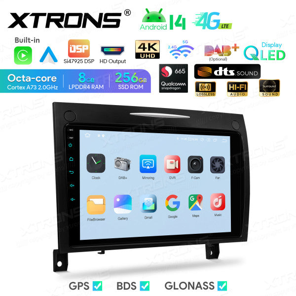 Mercedes SLK-Class R171 9" QLED Android 14  8+256GB  DSP Wireless CarPlay Android auto  4G WIFI IQP94M350P