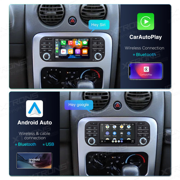 Jeep Dodge Chrysler 5" Android 14 Octa-core 4/64 GB Carplay Android auto wireless wifi GPS BT USB PX54WRJLGS
