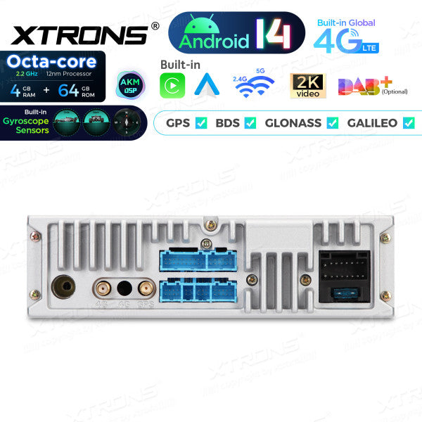 Fiat Grande Punto 2007-2012 6,1"  Android 14 CarPlay Android Auto Radio RDS WIFI GPS BT PX64PTFLGS