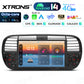 FIAT 500 2007-2015 7" Android 14 Octa-core 4+64GB  Multimedia Player  Radio DSP 4G CarPlay Android auto wireless PX7450FBL