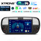 FIAT 500 2007-2015 7" Android 14 Octa-core 4+64GB  Multimedia Player  Radio DSP 4G CarPlay Android auto wireless PX7450FBL