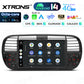 FIAT 500 2007-2015 7" Android 14 Octa-core 4+64GB  Multimedia Player  Radio DSP 4G CarPlay Android auto wireless PX7450FBL