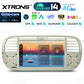 FIAT 500 2007-2015 7" Android 14 Octa-core 4+64GB  Multimedia Player  Radio DSP 4G CarPlay Android auto wireless PX7450FCL