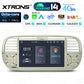 FIAT 500 2007-2015 7" Android 14 Octa-core 4+64GB  Multimedia Player  Radio DSP 4G CarPlay Android auto wireless PX7450FCL