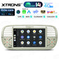 FIAT 500 2007-2015 7" Android 14 Octa-core 4+64GB  Multimedia Player  Radio DSP 4G CarPlay Android auto wireless PX7450FCL