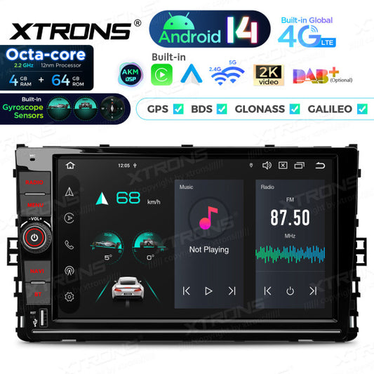 Volkswagen | Android 14 | Octa Core | 4GB RAM / 64GB ROM | Carplay Android auto wireless  4G LTE RDS USB | PX94MTNVGS