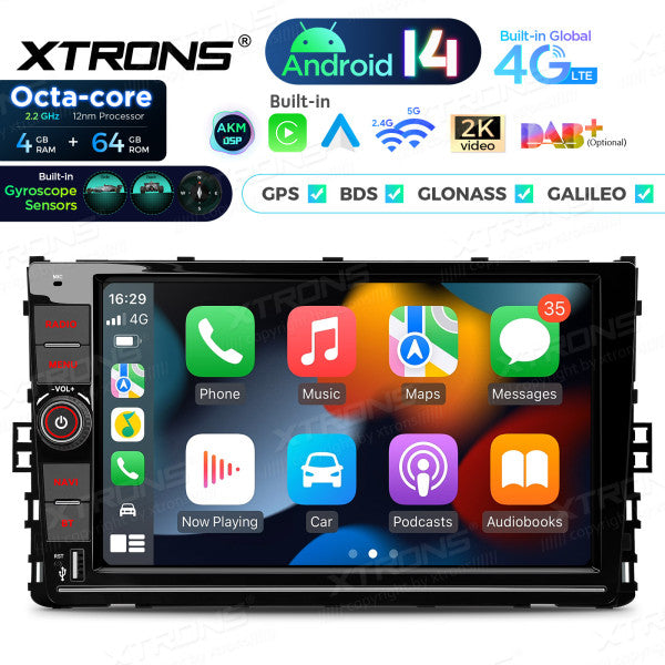Volkswagen | Android 14 | Octa Core | 4GB RAM / 64GB ROM | Carplay Android auto wireless  4G LTE RDS USB | PX94MTNVGS
