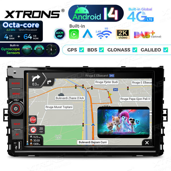 Volkswagen | Android 14 | Octa Core | 4GB RAM / 64GB ROM | Carplay Android auto wireless  4G LTE RDS USB | PX94MTNVGS