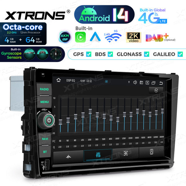 Volkswagen | Android 14 | Octa Core | 4GB RAM / 64GB ROM | Carplay Android auto wireless  4G LTE RDS USB | PX94MTNVGS