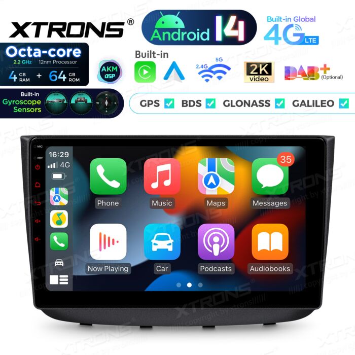 Autoradio Android da 10,1" per Mercedes-Benz Viano Vito W639 | Apple CarPlay e Android Auto | PXP14M639GDAB
