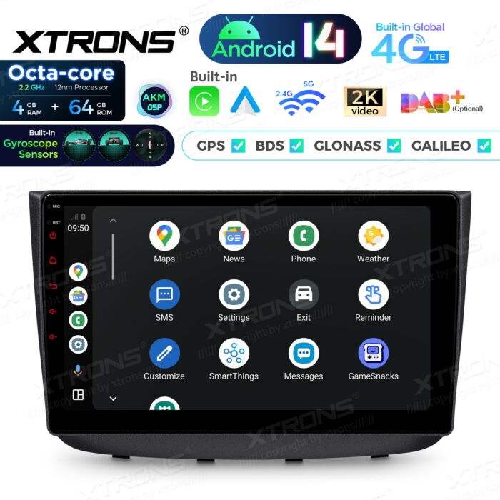 Autoradio Android da 10,1" per Mercedes-Benz Viano Vito W639 | Apple CarPlay e Android Auto | PXP14M639GDAB