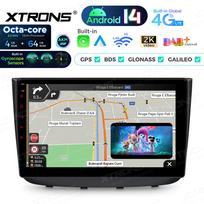 Autoradio Android da 10,1" per Mercedes-Benz Viano Vito W639 | Apple CarPlay e Android Auto | PXP14M639GDAB