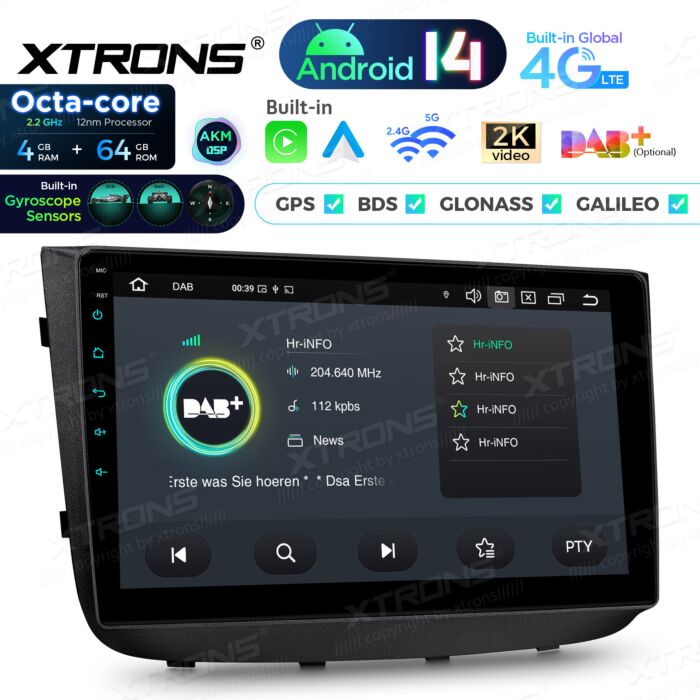Autoradio Android da 10,1" per Mercedes-Benz Viano Vito W639 | Apple CarPlay e Android Auto | PXP14M639GDAB