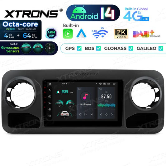 Autoradio Android da 10,1" per Mercedes-Benz Sprinter | Apple CarPlay e Android Auto | PXP14MSPGDAB