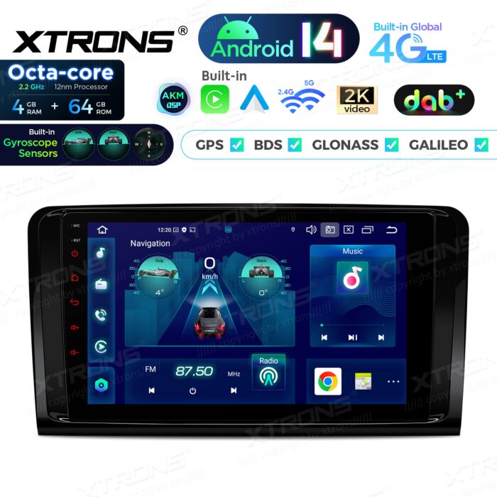 Autoradio Android da 9 pollici per Mercedes-Benz | Apple CarPlay e Android Auto | PXP94M164GDAB