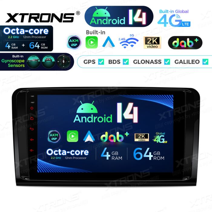 Autoradio Android da 9 pollici per Mercedes-Benz | Apple CarPlay e Android Auto | PXP94M164GDAB