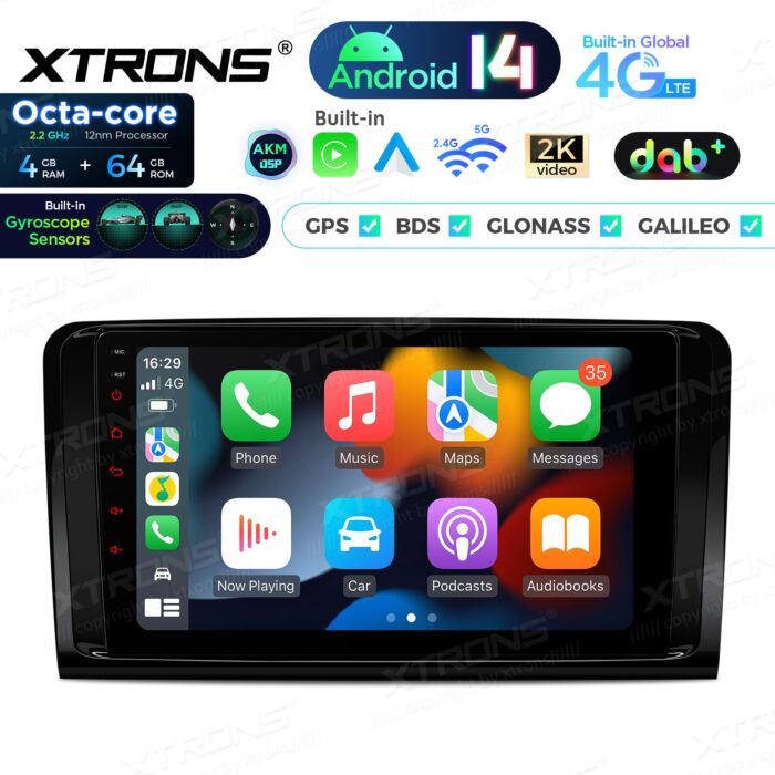 Autoradio Android da 9 pollici per Mercedes-Benz | Apple CarPlay e Android Auto | PXP94M164GDAB