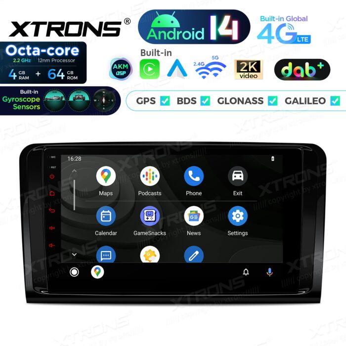 Autoradio Android da 9 pollici per Mercedes-Benz | Apple CarPlay e Android Auto | PXP94M164GDAB