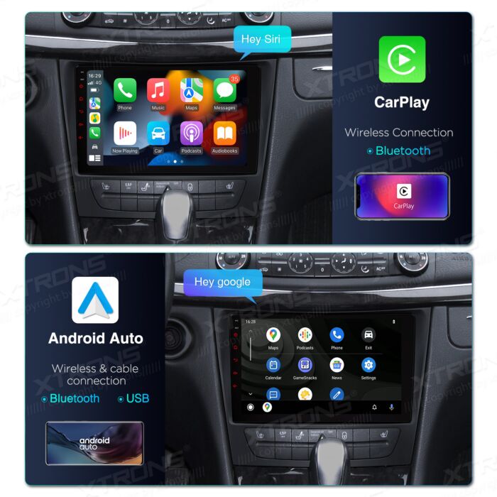 Autoradio Android da 9 pollici per Mercedes-Benz | Apple CarPlay e Android Auto | PXP94M211GDAB