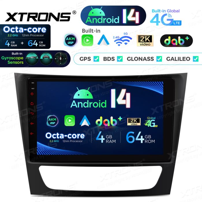 Autoradio Android da 9 pollici per Mercedes-Benz | Apple CarPlay e Android Auto | PXP94M211GDAB