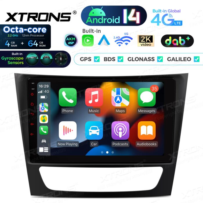Autoradio Android da 9 pollici per Mercedes-Benz | Apple CarPlay e Android Auto | PXP94M211GDAB
