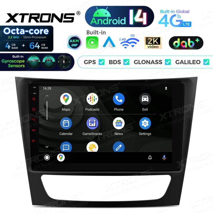 Autoradio Android da 9 pollici per Mercedes-Benz | Apple CarPlay e Android Auto | PXP94M211GDAB