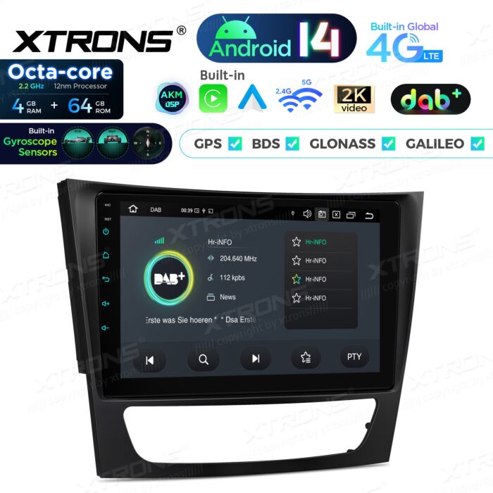 Autoradio Android da 9 pollici per Mercedes-Benz | Apple CarPlay e Android Auto | PXP94M211GDAB