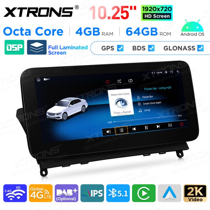 Autoradio Android da 10,25" per Mercedes-Benz Classe CLS | Apple CarPlay e Android Auto | QAMS1440M12CLS