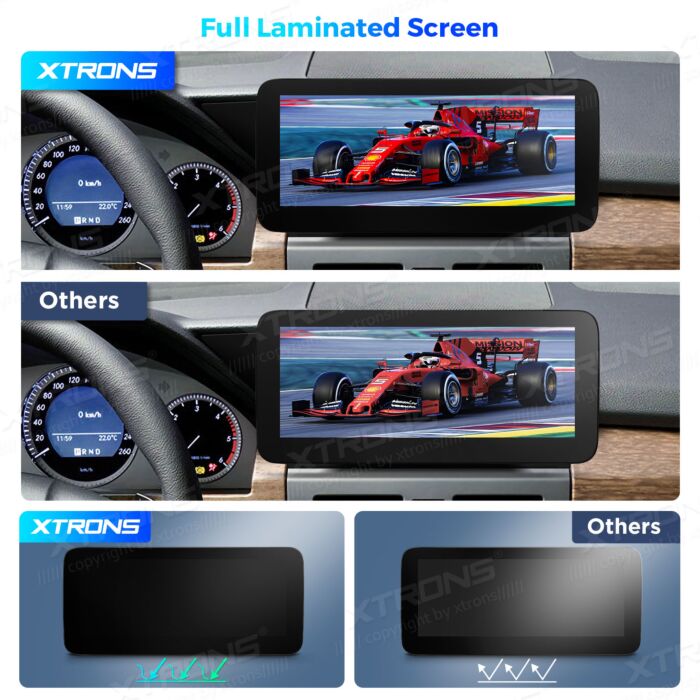 Autoradio Android da 10,25" per Mercedes Benz classe GLK | Apple CarPlay e Android Auto | QAMS1440M12GLK40L