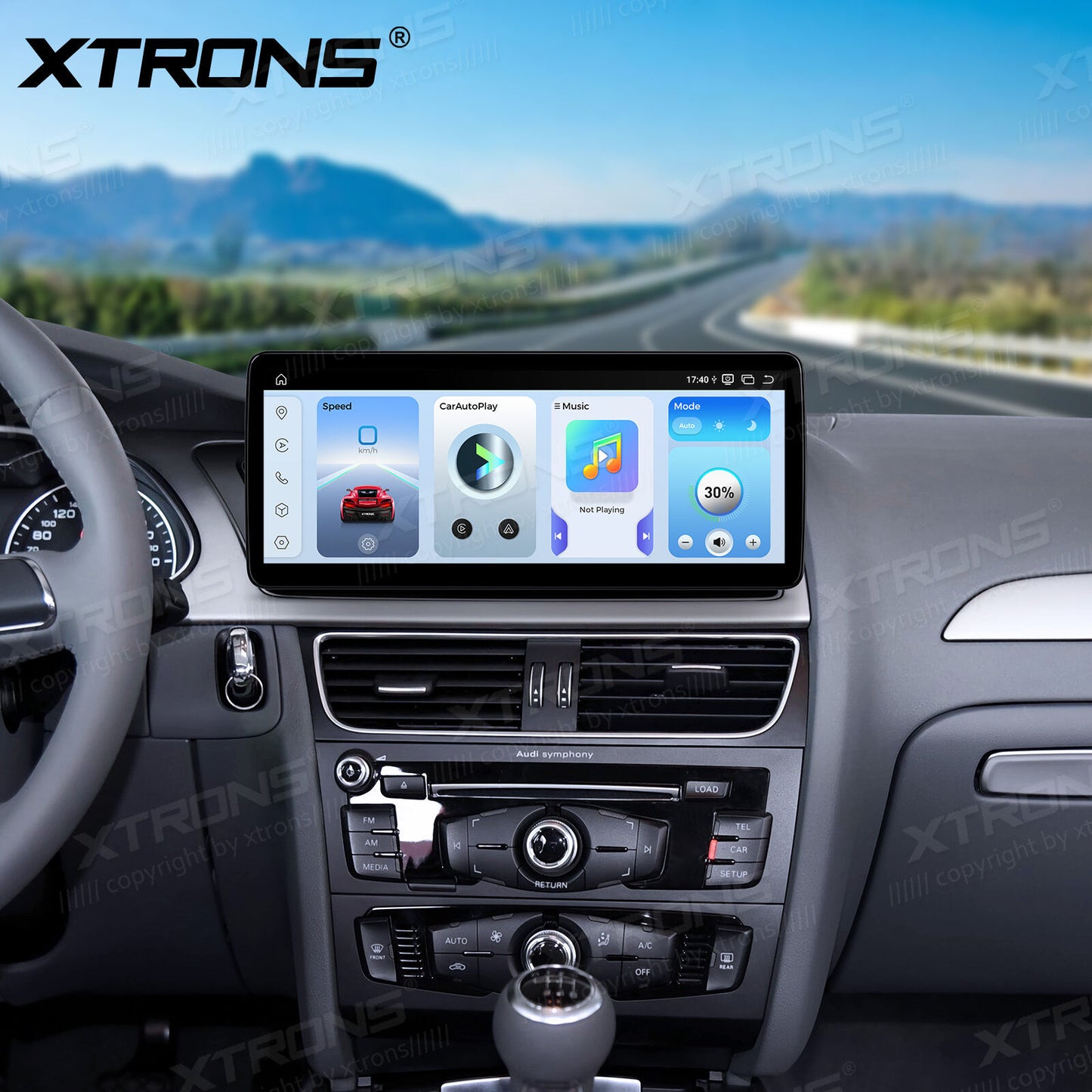 Audi A4 A4L A5 B8 2009-2016 12,3" Android 14 Stereo Car Smart System Wireless CarPlay Wireless Android Auto Multimedia Video Player Display 4G WiFi BTQBA24A4CL