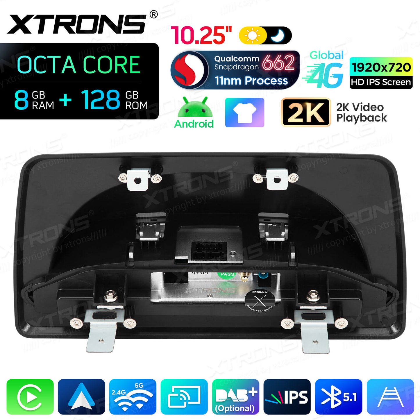 BMW Serie 1 E81/E82/E87/E88 SENZA MONITOR DI SERIE Android OS da 10,25"  Octa Core 8 / 128  GB Carplay Android auto wireless 4G QBBH1487UNL