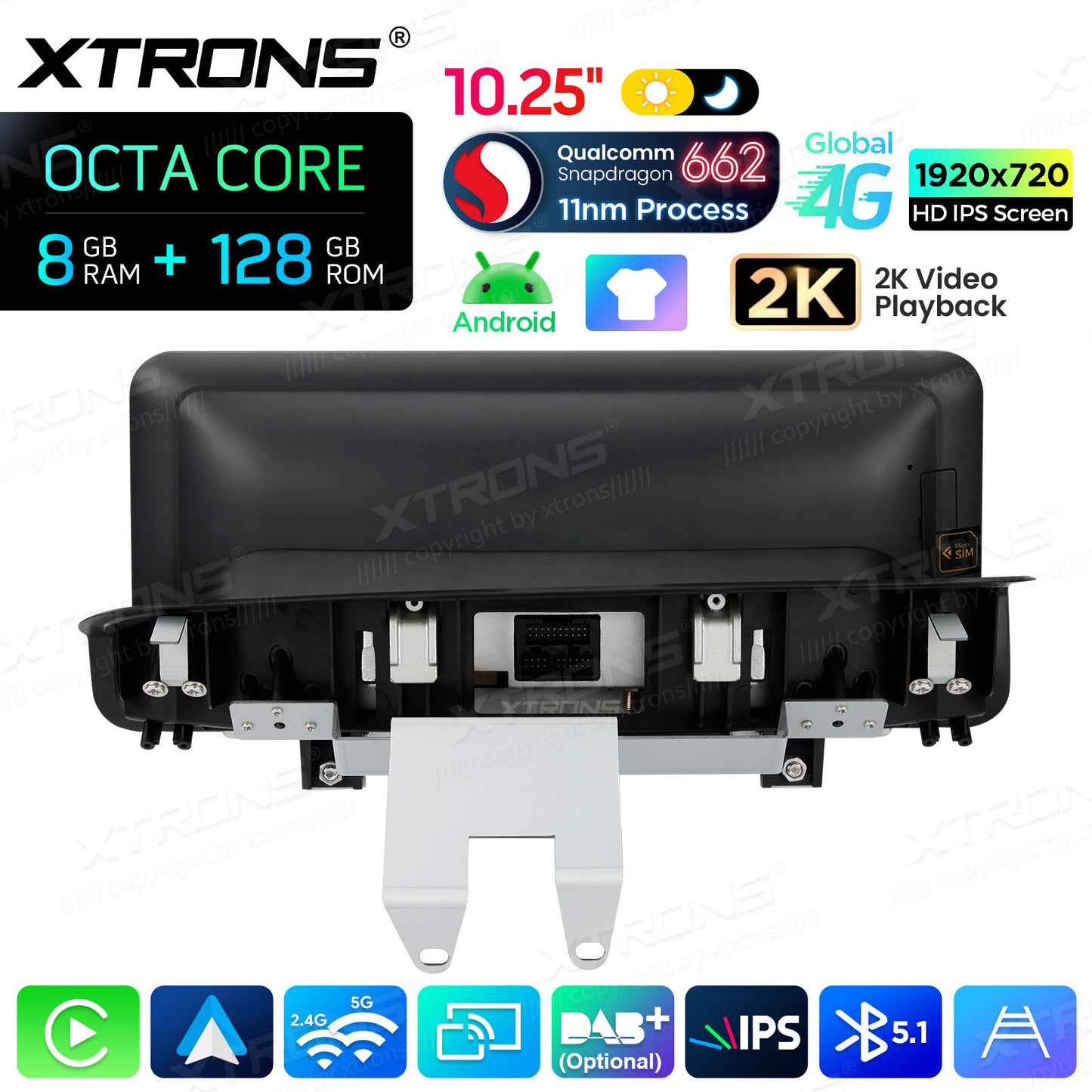 BMW E90/E91/E92/E93 (senza monitor di serie) Octacore 8/128 GB 10.25'' Android OS 4G carplay android auto wireless  QBBH1490UNL