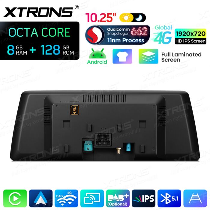 BMW | Serie 7 | Sistema operativo Android e OEM | Qualcomm 662 | Octa Core | 8 GB di RAM e 128 GB di ROM | QBBH14CIB12SV