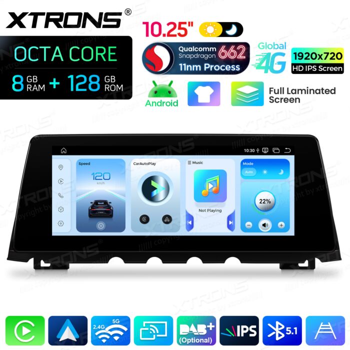 BMW | Serie 7 | Sistema operativo Android e OEM | Qualcomm 662 | Octa Core | 8 GB di RAM e 128 GB di ROM | QBBH14CIB12SV
