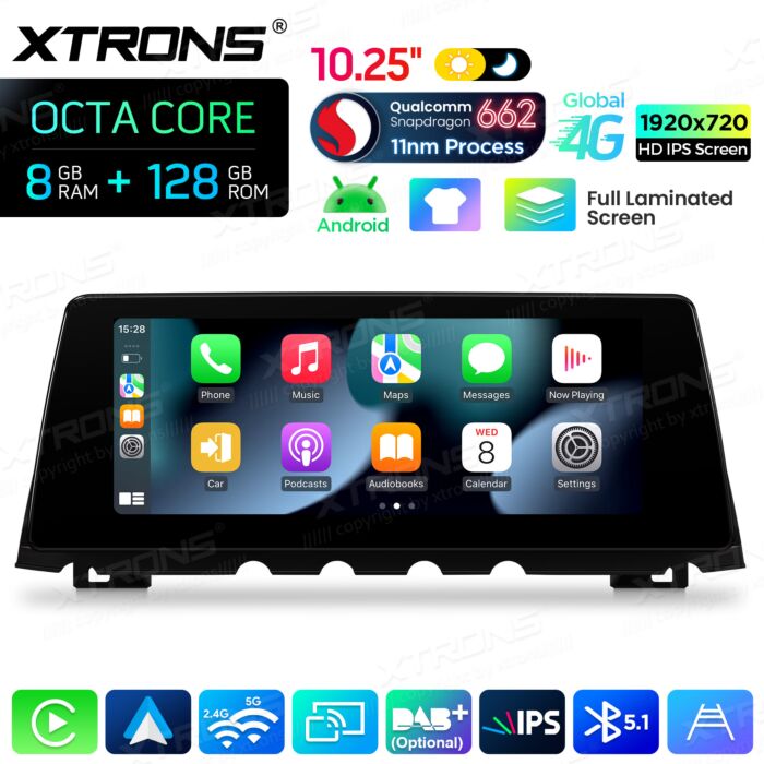 BMW | Serie 7 | Sistema operativo Android e OEM | Qualcomm 662 | Octa Core | 8 GB di RAM e 128 GB di ROM | QBBH14CIB12SV