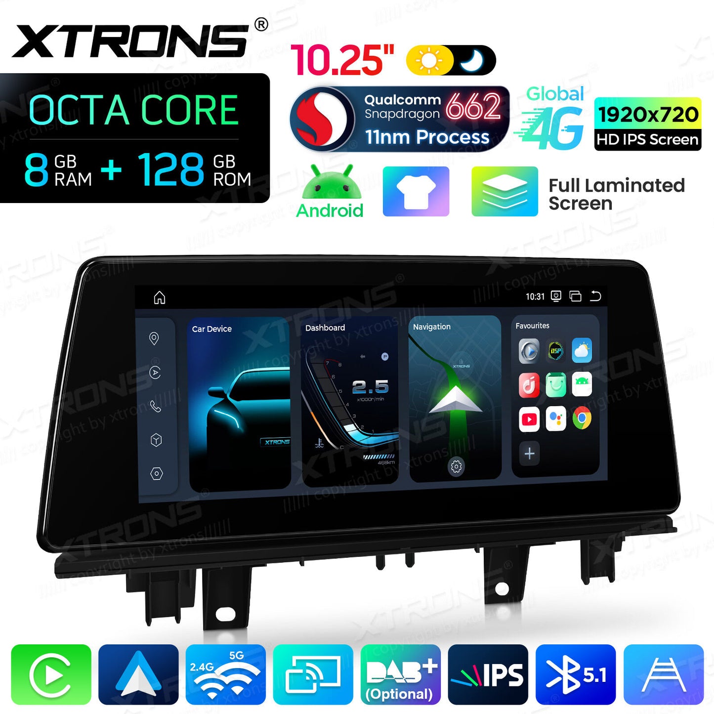 BMW X1 X2 F48 F49 F39 2016-2020 NBT 10,25" Qualcomm 668/680 Wireless CarPlay Android Auto Multimedia HD 1920*720 QLED Dual BT 4G LTE  QBBH14NB12X1N